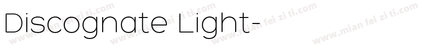 Discognate Light字体转换